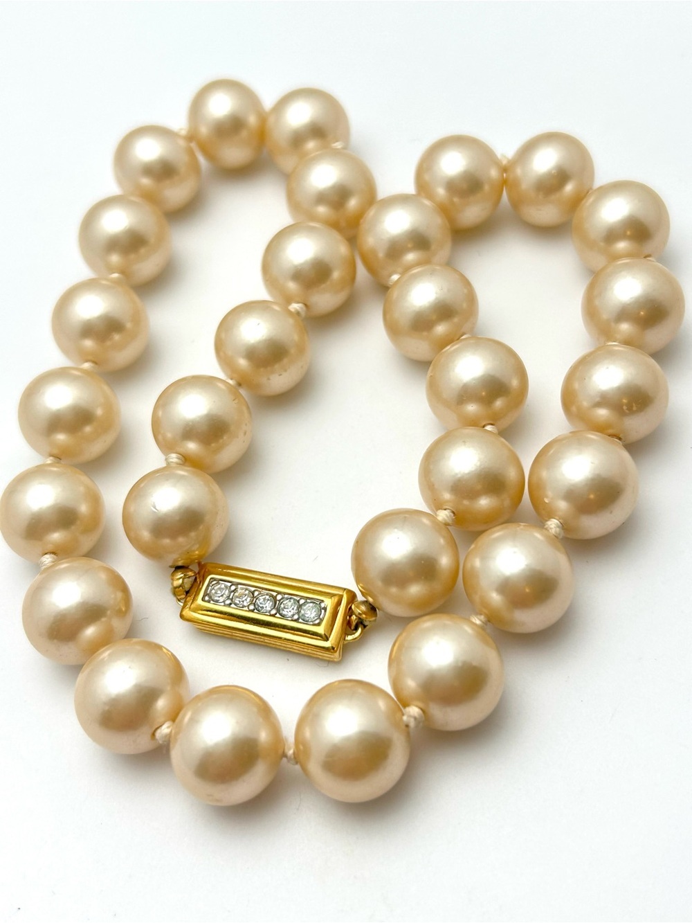 Nina Ricci Vintage Pearl Collar Necklace